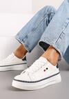 Sneakers Vaiden Alb cu bleumarin