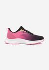 Sneakers Negru-Fucsia Încălțăminte Sport cu Șiret și Efect Ombre Vikillael