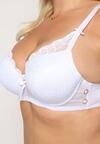 Sutien Alb cu Cupe Buretate Tinanna