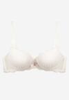 Sutien Push-Up Bej Deschis Cu Dantelă Felagia