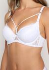 Sutien Alb Full Cup cu Dantelă Tinallore