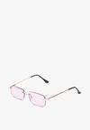 Ochelari de soare mov dreptunghiulari cu filtru UV Ellelirese