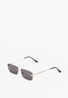 Ochelari de soare negri rectangulare cu filtru UV Ellelirese