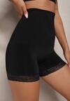 Czarna Bielizna modelująca High Waist z Koronką Hivivia