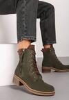 Botine Verde închis