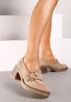 Pantofi casual bej
