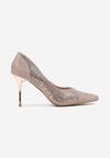Pantofi stiletto Șampanie