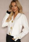 Cardigan Alb