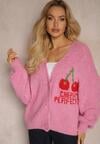 Cardigan Fucsia