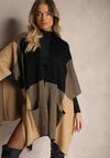 Poncho Verideth Negru cu maro