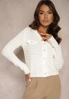 Cardigan Alb