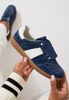 Sneakers Bleumarin cu alb