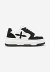 Sneakers Saimine Alb cu negru
