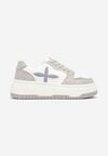 Sneakers Saimine Alb cu gri