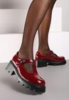 Pantofi casual Leralee Bordo