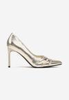 Pantofi stiletto Railanne Aurii