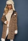 Cardigan Riaverna Bej cu negru