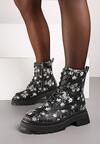 Botine Daitara Negru cu alb