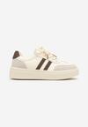 Sneakers Tialise Bej cu maro