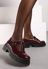 Pantofi casual Elondria Bordo