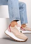 Sneakers Amirora Roz deschis