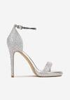 Pantofi stiletto Ezilya Argintii