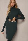 Rochie Linarielle Verde închis
