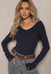 Pulover Attecca Bleumarin