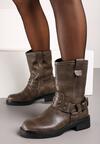 Botine Patina Bej