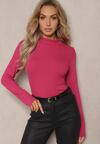 Pulover pe gât Karittia Fucsia