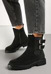 Botine Inelitte Negre