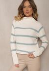 Pulover Tintarina Verde cu crem