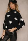 Pulover Zeanisia Negru cu alb