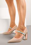 Pantofi cu toc Linnelea Bej