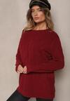 Pulover Zeiatha Bordo