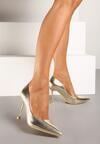 Pantofi stiletto Galadi Aurii