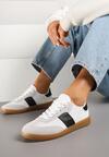 Biało-Czarne Sneakersy Tenisówki w Kultowym Stylu Neolithaen