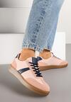 Sneakers Hanivra Roz cu bleumarin