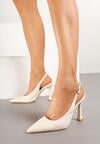 Pantofi stiletto Dolandra Bej