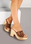 Papuci Arlexia Imprimeu leopard