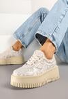Sneakers Halinea Print piele de șarpe