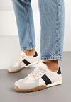 Sneakers Ilanlin Bej cu negru