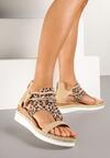 Sandale Imprimeu leopard
