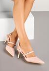 Pantofi stiletto Villexia Bej