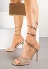 Pantofi stiletto Camiora Aurii