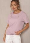 T-shirt Nattine Mov deschis