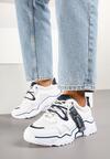 Sneakers Taneril Alb cu albastru