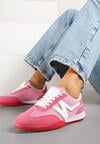 Różowe Sneakersy Klasyczne Tenisówki Istia