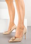 Pantofi stiletto Efalindia Bej