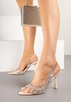 Pantofi stiletto Efaliana Bej